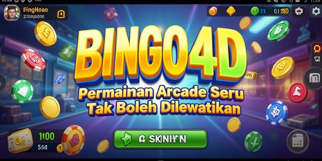 Screenshot gameplay <strong>BINGO4D</strong> menampilkan keseruan permainan Arcade.