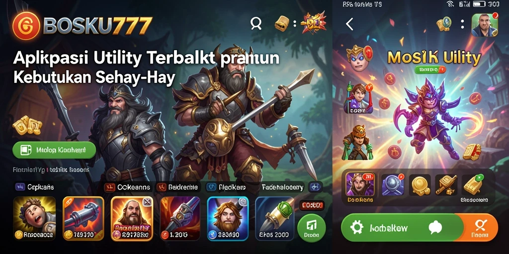 Tampilan antarmuka BOSKU777 yang modern dan fungsional.
