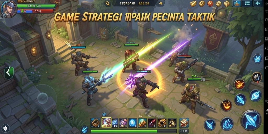 Tangkapan layar gameplay DEWANAGA77 dengan aksi taktis yang mendebarkan.