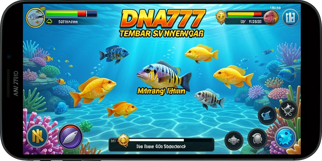 Tampilan gameplay Tembak Ikan yang menarik di DNA777.