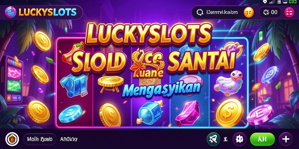 Tampilan gameplay <strong>LUCKYSLOTS</strong> yang menawan dan interaktif.