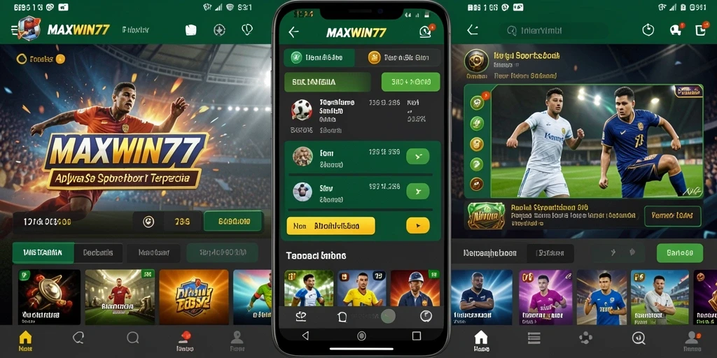 Gameplay MAXWIN77 yang seru dalam taruhan olahraga.