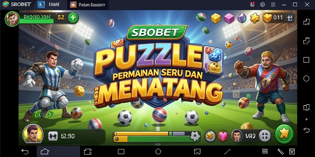 Tampilan gameplay SBOBET yang menarik dan penuh tantangan puzzle.