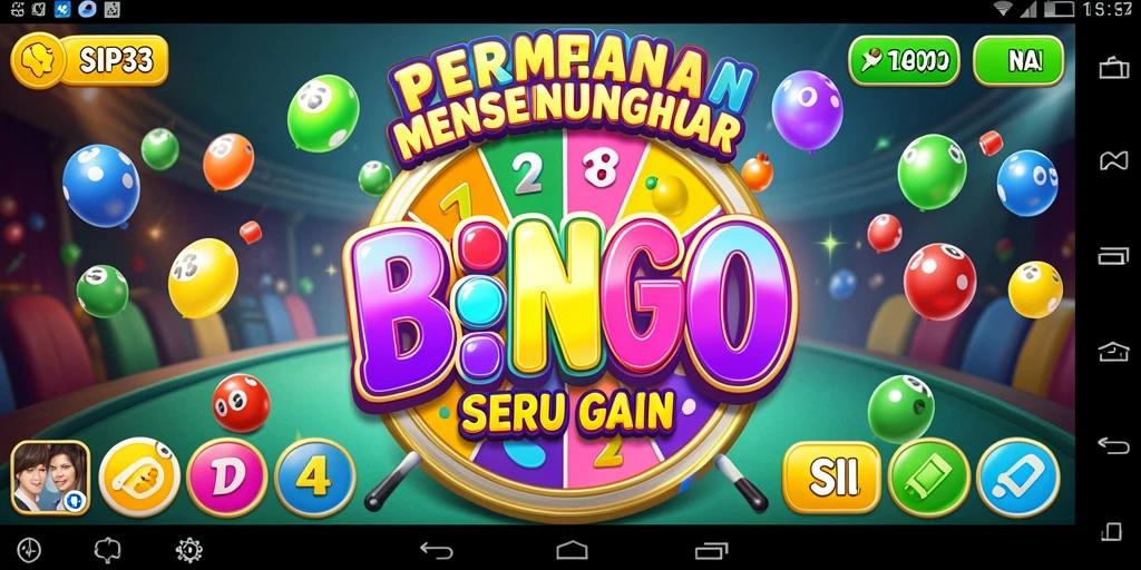 Tampilan gameplay SIP33 yang menarik saat bermain Bingo.