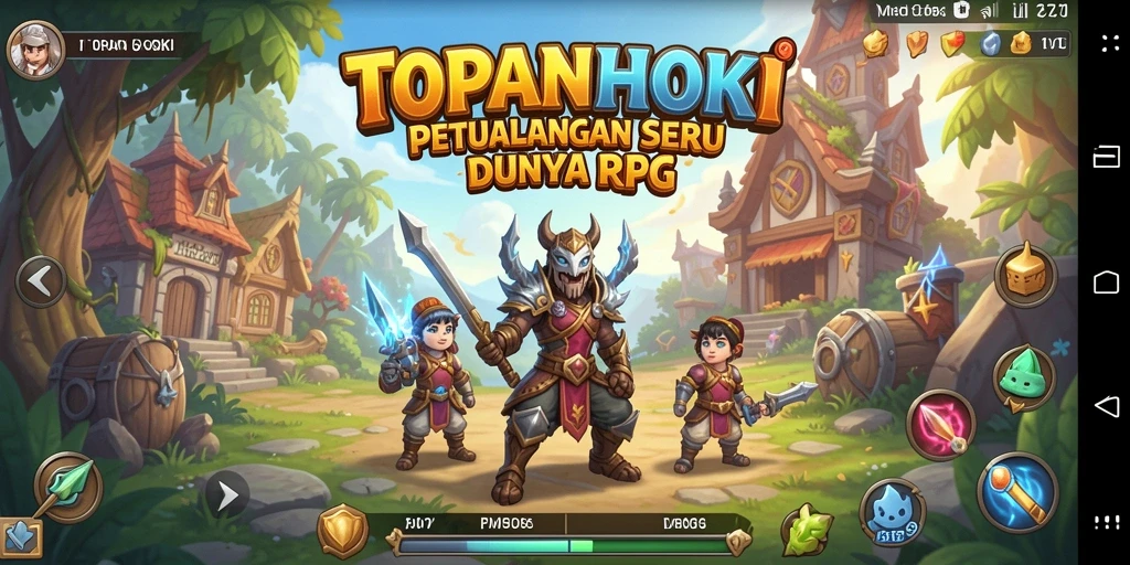 Screeenshot permainan menunjukkan aksi RPG yang mendebarkan.